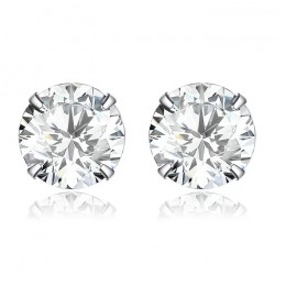 Cercei argint Diamond Stud